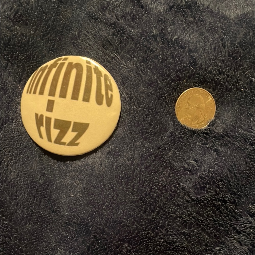 Infinite Rizz Button Pin